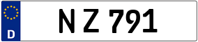 Truck License Plate
